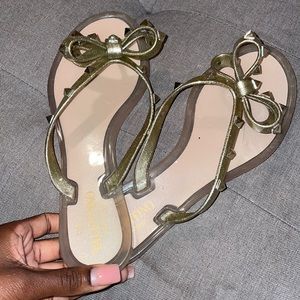Valentino Garavani rockstud glittered sandal